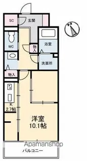 Urban Vista 中央町【5階】の間取り