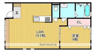 モンテーヴ大高【1階】の間取り