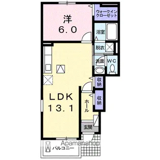 ニコB【1階】の間取り