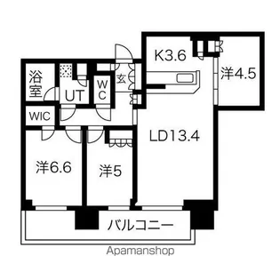照葉ザ・タワー【28階】の間取り