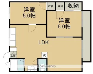 プレアメゾン【L-6号室】の間取り