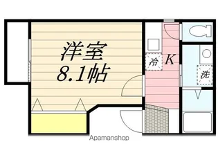 リブレア宮の陣B棟【2階】の間取り
