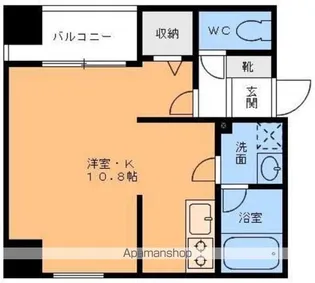 グレイスパル清水【4階】の間取り