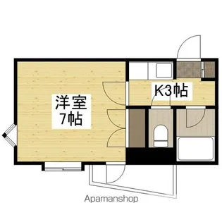 エステート上天満【306号室】の間取り