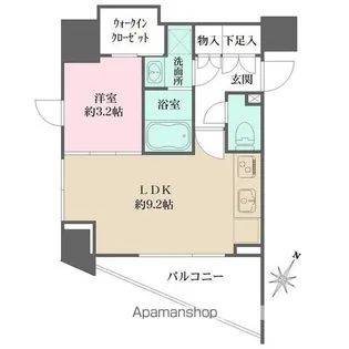 ミュプレ表参道【10階】の間取り