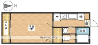 ユーリーセゾン【2階】の間取り
