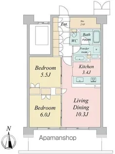 トラープランド蒼麗館【4階】の間取り