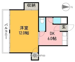 タウンハウス薊野Ⅱ【2階】の間取り