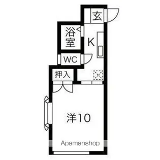 アーバンレークⅠ【203号室】の間取り