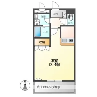 アンベリール【1階】の間取り