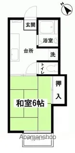アビタシオンS【203号室】の間取り