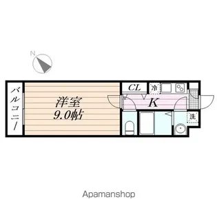 フォルセーヌ本千葉【3階】の間取り