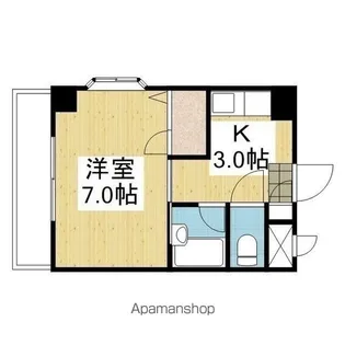 グラン大手町ハイツ【2階】の間取り