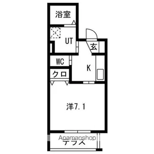 スターブル野並【1階】の間取り