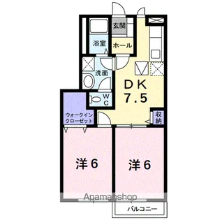 グーテンベルク【1階】の間取り
