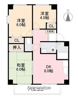フォブール99【202号室】の間取り