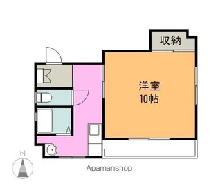 亀田ビル【502号室】の間取り