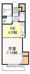 アンソレイエ・ロジュマン【4階】の間取り