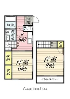 サンハイツ藤【1階】の間取り