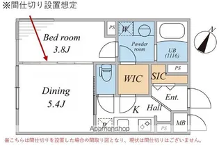 LEGALAND三軒茶屋SOUTH【4階】の間取り