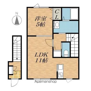 FOURNIR(フルニール)【1階】の間取り