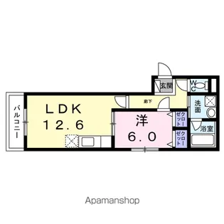 ヴィレッジ キール【2階】の間取り