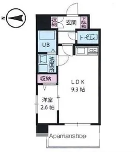 アステリア萱町【6階】の間取り