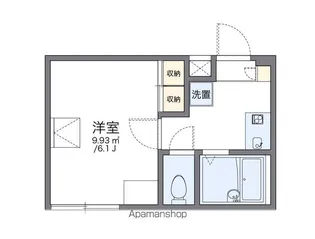 レオパレスヌベールヴィル【2階】の間取り