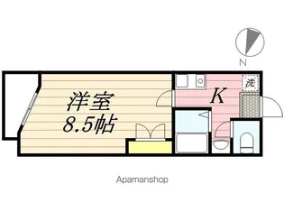 リリーフ薬院【5階】の間取り