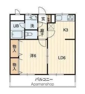 コンフォルト桜町【306号室】の間取り