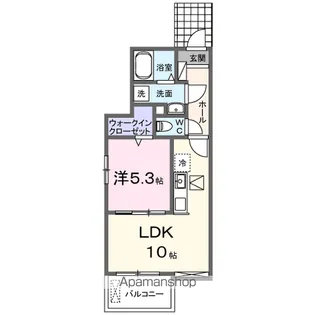 アムール Ⅰ【1階】の間取り
