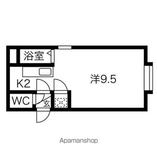 プライムハウスひばりが丘壱番館【205号室】の間取り