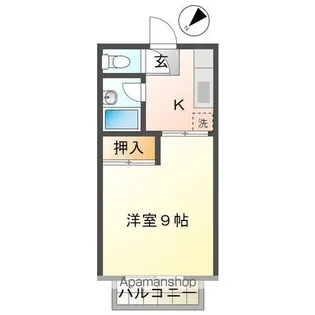 滋賀県東近江市幸町【アパート】の間取り