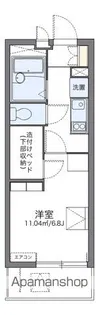 レオパレスアイリス【1階】の間取り