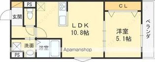 LYCKA【202号室】の間取り
