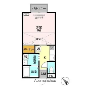 エコガーデンとちお【2階】の間取り