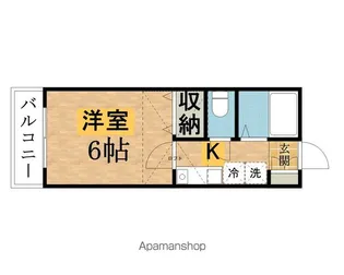 ルネッサンスダイチ【215号室】の間取り