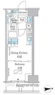 東京都新宿区百人町3丁目【マンション】の間取り