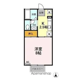 サントネージュ・アネックス【202号室】の間取り