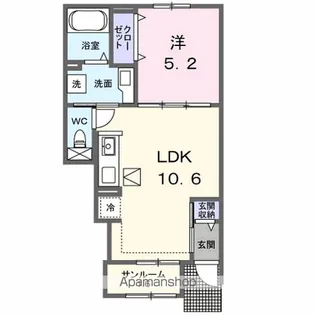 GRAPE・GARDEN【1階】の間取り