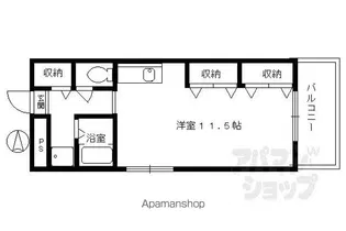 ニューシャトー西洞院【503号室】の間取り