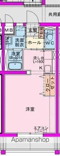 FUKUNASU 江平東【3階】の間取り