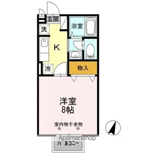 MAISON WEST(メゾンウエスト)【2階】の間取り