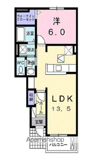 アブソリュート リーベ【1階】の間取り