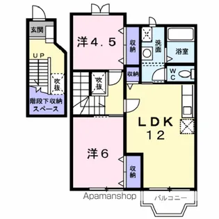 ラヴァーズ・ハウスⅠ【2階】の間取り