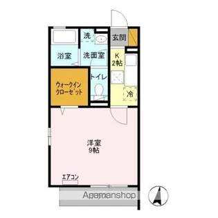 メゾン茜【1階】の間取り