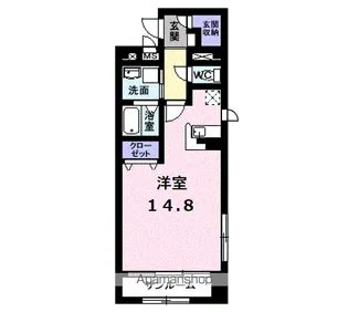 MARUYAMAⅢ【1階】の間取り