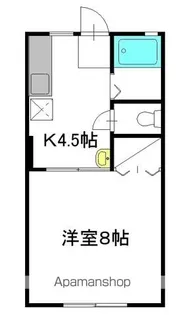 ペガサスハイツ大成 A棟【202号室】の間取り