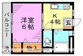 東京都杉並区和田2丁目【アパート】の間取り