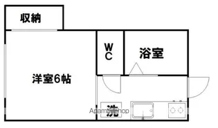 誉田コーポ【103号室】の間取り